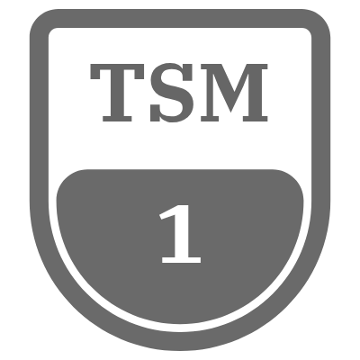 TSM-1 certification badge